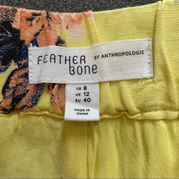 Anthropologie Feather Bone Talese Wide Leg Pants 8 - Picture 11 of 12